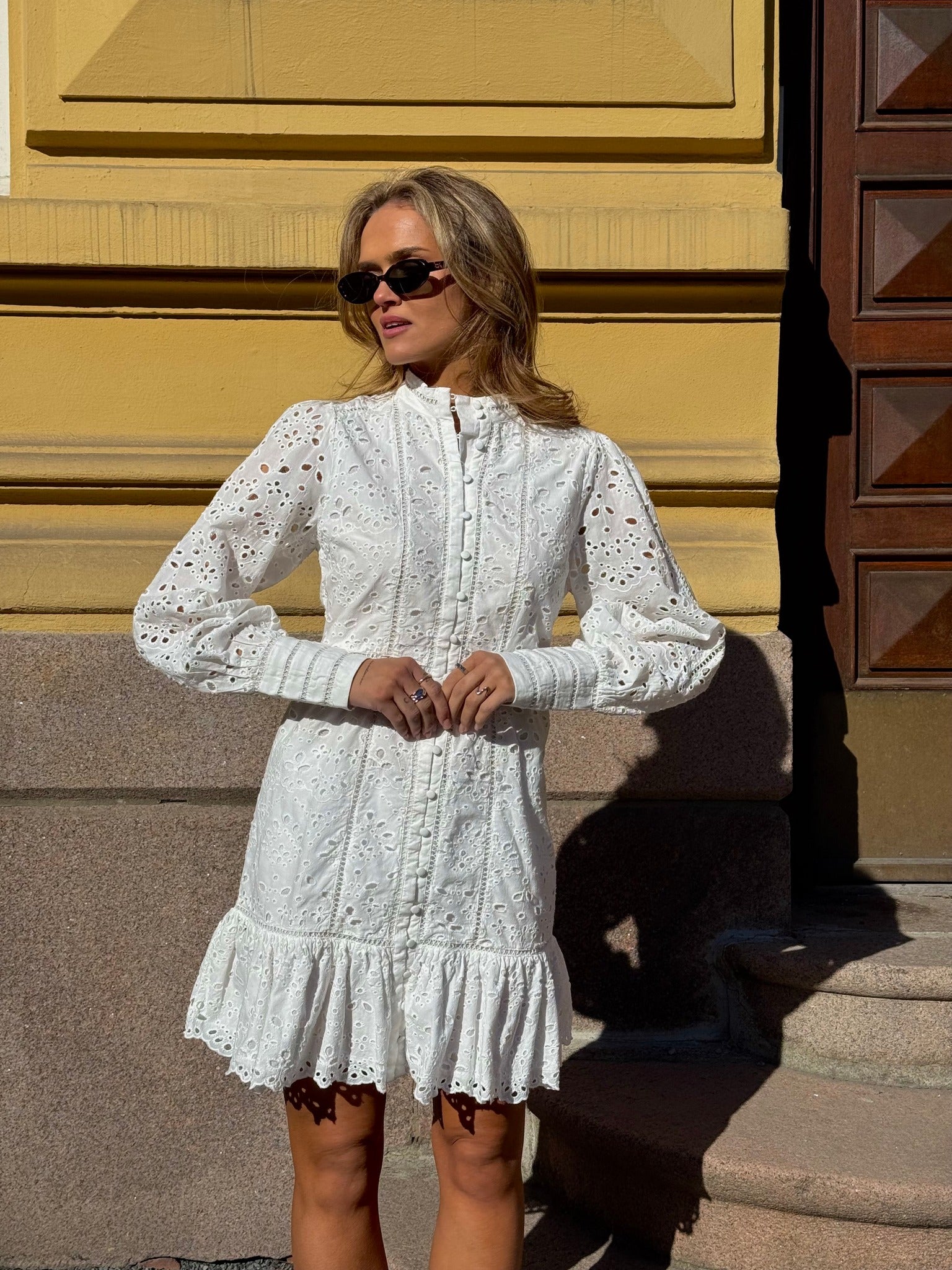 YASALESSIA Short Dress - Star White